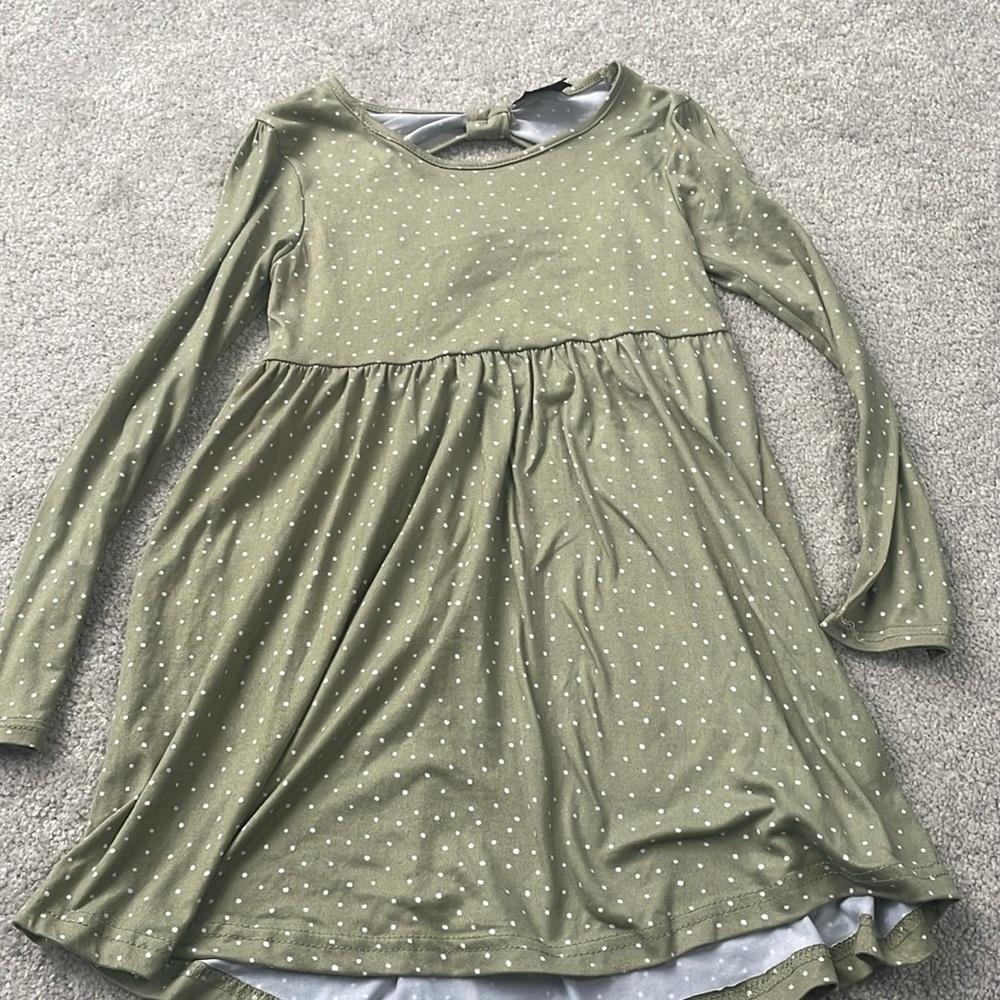 Girls Long-Sleeve Dress Size 6